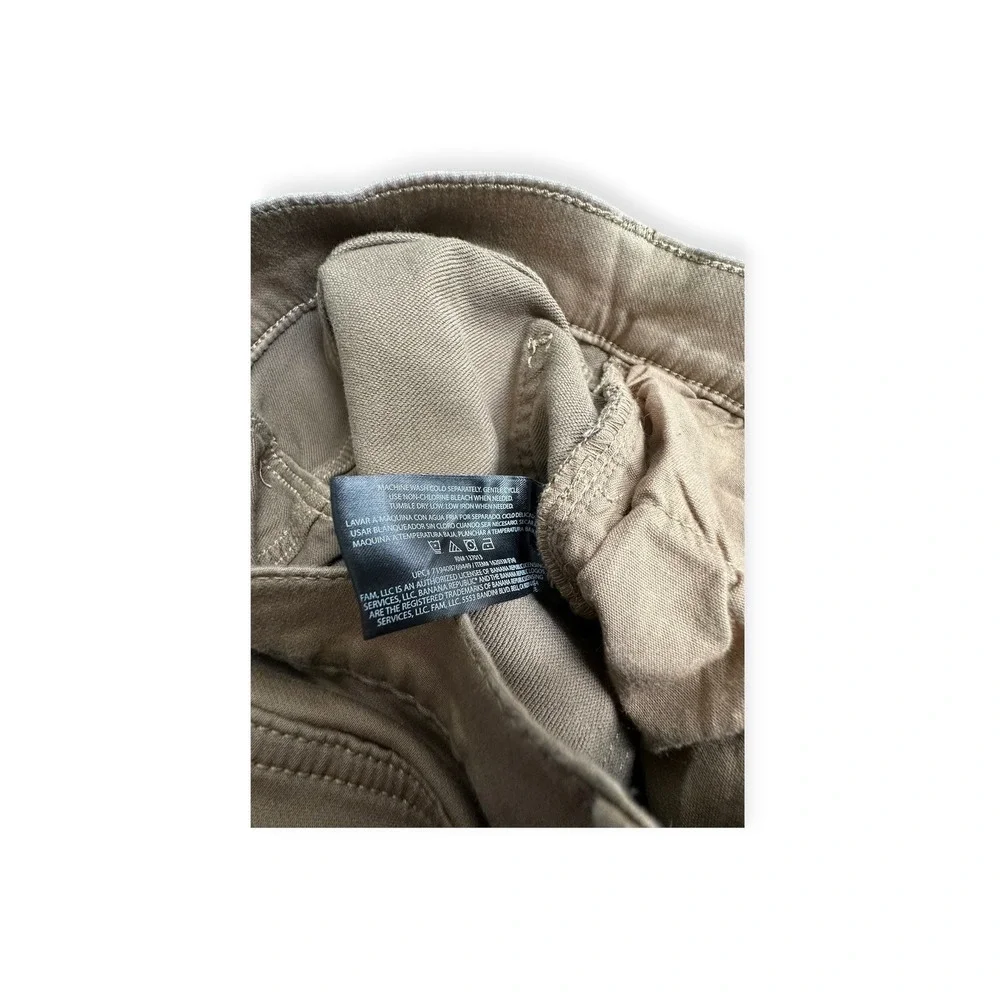 Banana Republic Pants Mens 30x30 Tan Straight Leg 5-Pocket Stretch Cotton‎ Twill